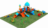 Terrain de jeux extérieur coulissant, équipement pour parc d'attractions, école, pour enfants, 2021