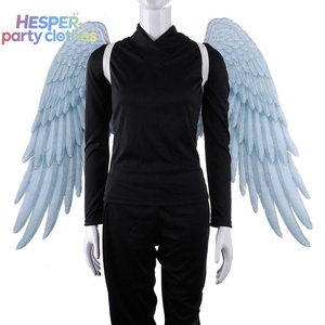 HESPER Disfraz de Carnaval, Mardi Gras, Halloween para Niñas, Disfraz Popular de Talla Grande, Accesorios de Disfraz, Alas de Águila de Plumas, Alas de Ángel - Product Image 1