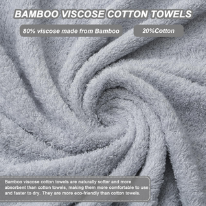 Wholesale 100% Pure Cotton Adult Rectangle <b>Bath</b> <b>Towel</b> <b>Set</b> Plain Color Woven Quick-Dry Face <b>Towel</b> Super Absorbent Bathroom - Product Image 5