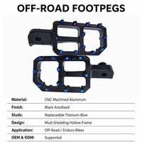 Repose-pieds sportifs personnalisés en aluminium CNC 6061-T6 pour Sur-Ron Ultra Bee – Modification urbaine haute résistance