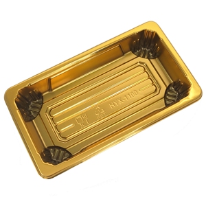 Vente en gros HYX-1103 Plateaux en plastique PET de haute qualité <span class=keywords><strong>Sushi</strong></span> & Hamburger Emballage Boîtes jetables avec logo personnalisé - Product Image 2