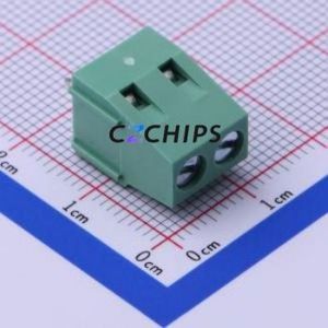JL128-50802G01 Screw Terminal Block Through hole Component (THT),P=5.08mm Connector 1x2P 5.08mm Green Through Hole - Product Image 2