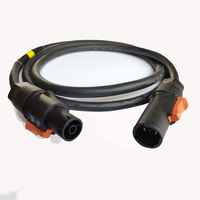 Câble d'extension électrique industriel triphasé 5x6mm 32A avec fiches 5 broches, conducteur en cuivre et isolation en caoutchouc