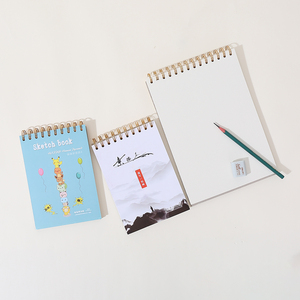 Libro de bocetos de 60 páginas de alta calidad respetuoso con el medio ambiente, tamaño A4 A5, espiral, dibujo en blanco, suministros de arte, libros, cuaderno de bocetos - Product Image 1