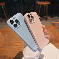Étui de téléphone en maille PC intégrale pour l'été, dissipation thermique, accessoires de téléphone portable, design d'étui de téléphone pour iPhone 15 Pro Max 16 Plus 17