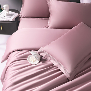 Venta al <span class=keywords><strong>por</strong></span> <span class=keywords><strong>mayor</strong></span> de lujo Rosa Cadar Juegos Sabanas De Cama Drap De Lit Ropa De Cama Juego De Cama - Product Image 4