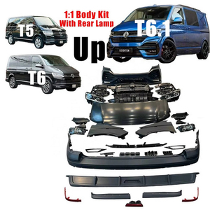 Kit Carrozzeria Direttamente dalla Fabbrica per Volkswagen <span class=keywords><strong>Transporter</strong></span> <span class=keywords><strong>T5</strong></span> <span class=keywords><strong>T5</strong></span>.1 <span class=keywords><strong>T6</strong></span> Conversione Facelift a <span class=keywords><strong>T6</strong></span>.1 - Product Image 2