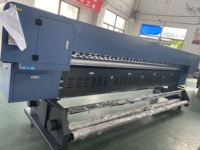 Impresora Digital de 3.2m (10 Pies) con Cabezal de Impresión Konica 512i 1024i para Pancartas Flexibles de Gran Formato, Impresora de Solvente Flora para Exteriores