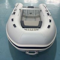 Bateau pneumatique rigide de 290 cm avec coque en aluminium, capacité 4 personnes, Achilles Hypalon avec rangement avant, luxe, fabrication chinoise OEM ODM
