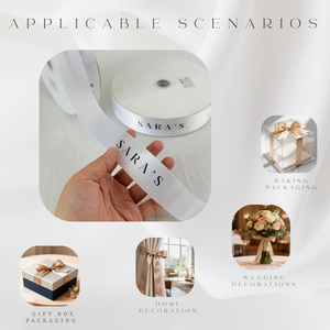 <span class=keywords><strong>Cinta</strong></span> de Grosgrain Suave Personalizada de Lujo con Relieve 3D Impreso y Logotipo, <span class=keywords><strong>para</strong></span> Regalos, Cumpleaños, Navidad, Fiestas y Eventos - Product Image 4