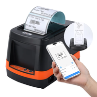 Imprimante thermique sans encre 2-en-1 populaire pour reçus et étiquettes, avec USB et Bluetooth, idéale pour les restaurants et les comptoirs de bar (vente en gros)