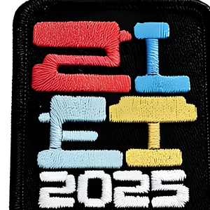 Op maat gemaakte geborduurde <span class=keywords><strong>patches</strong></span>, strijkbaar, hoge dichtheid, milieuvriendelijk, wasbaar, fitness sportschool halter geborduurd badge voor kleding - Product Image 6