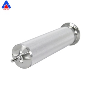 Élément filtrant en maille métallique sinterisée de haute qualité Huahang, acier inoxydable 304, cartouche filtrante sinterisée - Product Image 4