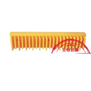 แถบตกแต่งขอบบันไดเลื่อนพลาสติก FTTJ1000B สีเหลือง แถบขอบสแตนเลส - Product Image 5