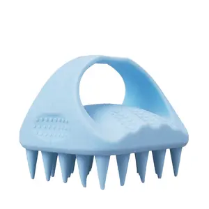 New Design Beauty Care Products Hair Cleaning Brush Scalp Massage Silicone Head Shampoo Massager