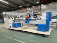 Ligne de torsion tour à découper, fraiseuse cnc pour bois avec changeur d'outils automatique