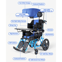 Fauteuils roulants pour enfants handicapés atteints de paralysie cérébrale, poussettes pour adultes ayant des besoins spéciaux pour personnes handicapées