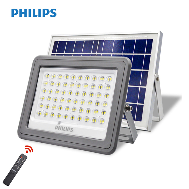 Original Philips-BVC080 Smart Bright Flood Light Industrial Waterproof Ip65 Outdoor Solar Reflector Led Garden Solar Flood Light