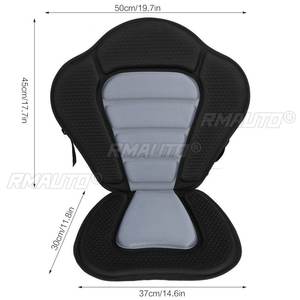 Asiento de Kayak Acolchado con Respaldo Ajustable para Canoa, Pesca, Bote, Soporte Antideslizante, Cojín Suave, Respaldo Inflable para Bote - Product Image 6