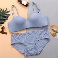 Us2206 Fashion Women's Seamless Push Up Bra Set