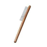 Brosse de toilettage pour chat en acier inoxydable, démêlante et anti-chute pour poils longs, brosse lissante à dents fines pour chien et animal de compagnie