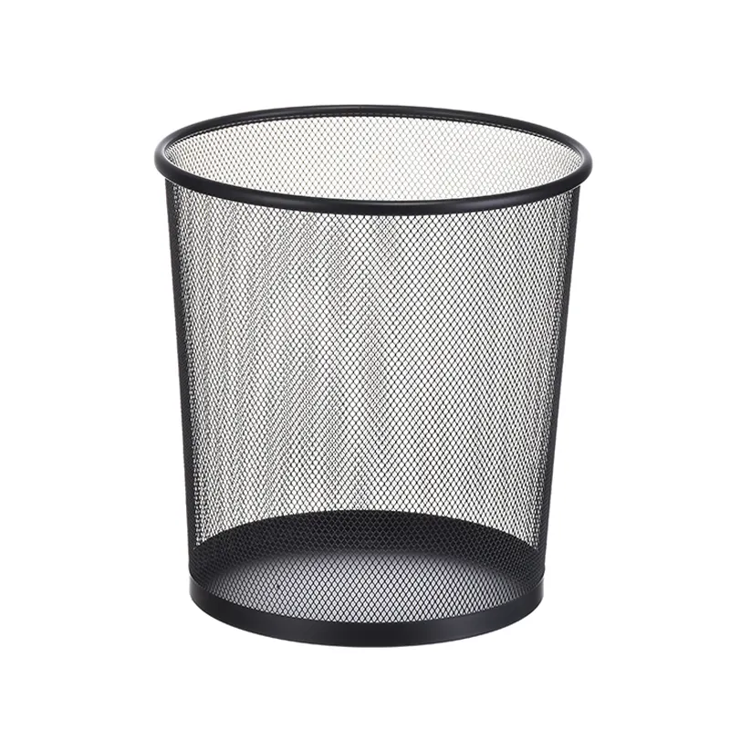 Vendita calda camera d'albergo prezzo del contenitore Desktop Design personalizzato rete metallica in acciaio inox fornitura domestica cucina cestino per rifiuti alimentari