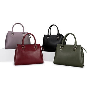 กระเป๋าโท้ทแฟชั่นคลาสสิกกระเป๋าถือหนังแท้สำหรับผู้หญิงมีหูหิ้ว - Product Image 6