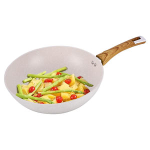 Juego de utensilios de cocina antiadherentes de aleación de aluminio ecológico de 6 tamaños para freír huevos y freír sartén restaurante esencial - Product Image 5