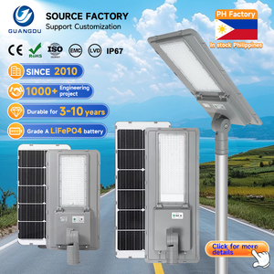 <span class=keywords><strong>Lampadaire</strong></span> solaire tout-en-un de haute qualité, étanche IP65, 100W, 200W, 300W, 500W - Product Image 1