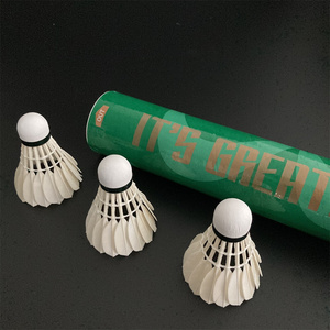 Modèle G4 Prix très approprié Volants de badminton Plume d'oie naturelle Volant en feutre - Product Image 5