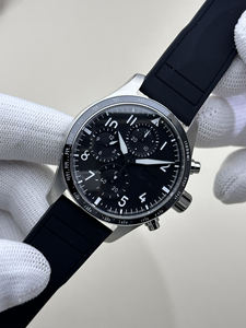 Montre mécanique unisexe de haute qualité en acier inoxydable 43 mm, cristal saphir, bracelet en caoutchouc, automatique, personnalisée, luminescente - Product Image 3