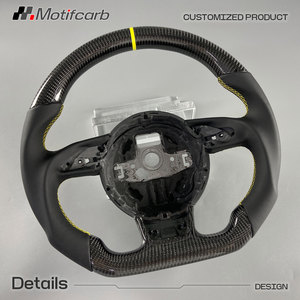 Volante de Fibra de Carbono Personalizado para Audi B8 B8.5 C7 A3 A4 A5 A6 R8 RS3 RS4 RS5 RS6 RS7 S3 S4 S5 S6 S7 S8 Sportback 2012-2015 - Product Image 3