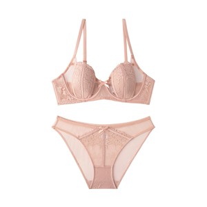 Lencería Sexy de Fábrica, Conjunto de Sujetador Push-Up Talla 32 con Malla y Bragas - Product Image 6