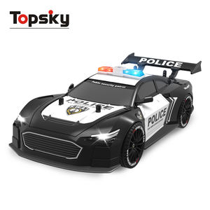 Auto della <span class=keywords><strong>Polizia</strong></span> Telecomandata Elettrica in Scala 1:16 ad Alta Velocità con Spruzzo d'Acqua e Luci, Giocattolo per Ragazzi - Product Image 1