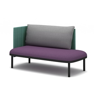 Modern Nordic Office Furniture Divider Partition Modular Privacy <b>Sofa</b> Pod Fabric Reception <b>Sofa</b> - Product Image 1
