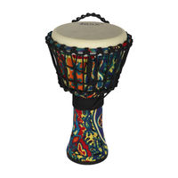 New Yongxin Colorful Africa Djembe Hand Percussion Synthetic Skin Heads ABS Chamber Model FZG106*S 25*25*50cm Custom Logo Option
