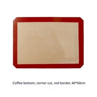 Tapis de cuisson en silicone antidérapant, adhérence douce pour un confort optimal, pour étaler la pâte, faire du pain, cuisson à domicile