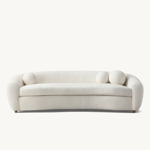 RH SYLVAIN Ensemble de canapés incurvés Chesterfield de luxe Meubles de villa de manoir personnalisés pour usage intérieur pour hôtels salons centres commerciaux - Product Image 5