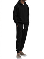 Ensemble de survêtement décontracté pour homme, printemps-automne, coupe ample, sport, manches longues, pantalon, deux pièces, logo personnalisé, grande taille, 100% polyester
