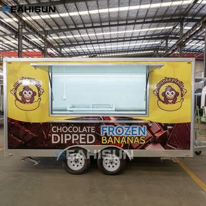 Remolque de Comida Móvil Seahisun <span class=keywords><strong>Monkey</strong></span> Trailer - Remolque con Barra de Remolque Resistente a la Corrosión y Ahorrador de Energía para Pizza/Comida Caliente - Product Image 6