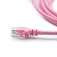 Cable de Conexión Cat5e de Marca Reconocida, Ignífugo, con Clasificación de Color Transparente para Mantenimiento de Equipos