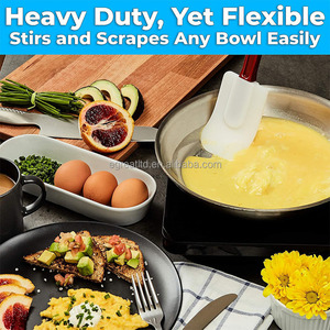 <b>Silicone</b> Spatula Set High Temperature Resistant Food Grade <b>Silicone</b> U Shape Rubber <b>Silicone</b> Spatula Set for <b>Baking</b> Cooking - Product Image 3