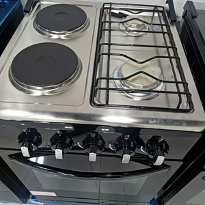 Cuisinière à gaz autonome 4 brûleurs et 2 plaques avec four, cuisinière à gaz 2 feux et 2 plaques avec four, cuisinière à gaz avec four - Product Image 5
