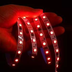 Tira de LED SMD 2835 DC12V/24V IP20, Impermeable, Alto Lumen, 8mm/10mm, Control Remoto USB, Multicolor, 5m/50m, Venta al Por Mayor OEM - Product Image 1