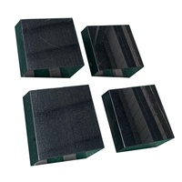 Pierre tombale plate en granit noir de style américain, à biseau, pour monuments commémoratifs et tombes, à prix abordable