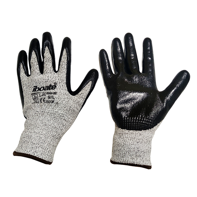 Cut-Resistant Dipping Rubber Nitrile Coating Industrial Safety Gloves