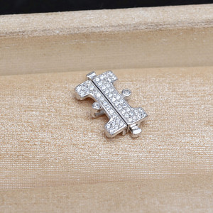 Accessoire DIY pour bijoux en perles, boucle de bracelet en argent S925, boucle de collier à 3 rangs, connexion 5745, accessoires de bijouterie - Product Image 4