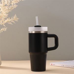 Stainless Steel 14oz <b>Kids</b> Outdoor Tumbler with Straw Handle Vacuum Insulated Beverage Cup - Product Image 6