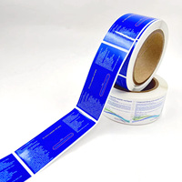 Etiquetas adhesivas de producto de suplemento de vinilo impermeable reflectante de holograma impreso personalizado para botellas de medicina líquida personalizadas
