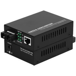 기가비트 단일 모드 단일 파이버 미디어 변환기 SC 포트 1 파이버 1 이더넷 3KM 쌍 안정적인 고속 데이터 수신기 - Product Image 4